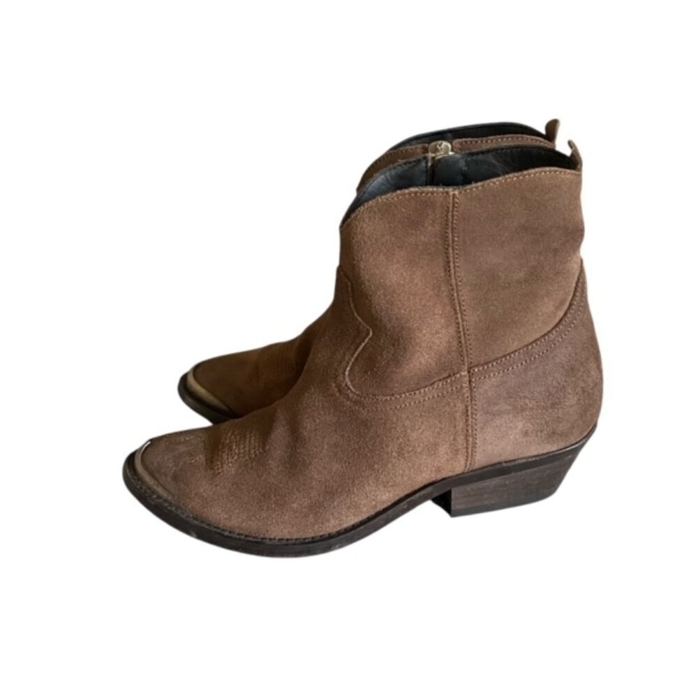Golden Goose Young Ankle Boots in Dark Brown Suede 35 - Picture 2 of 9